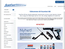 Tablet Screenshot of produkter.scanfast.se